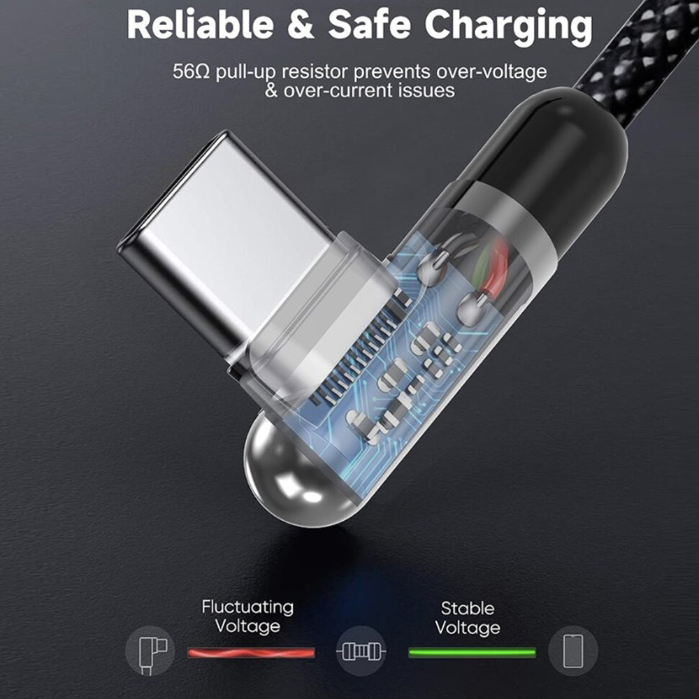 USB-C til Lightning data- og ladekabel Lito LD13CL, 30W, 1m, svart