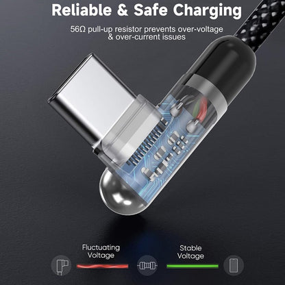 USB-C til Lightning data- og ladekabel Lito LD13CL, 30W, 1m, svart
