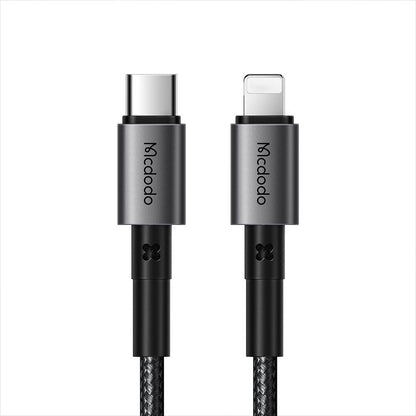 Data- og ladekabel USB-C - Lightning McDodo CA-2850, 36W, 1.2m, Svart