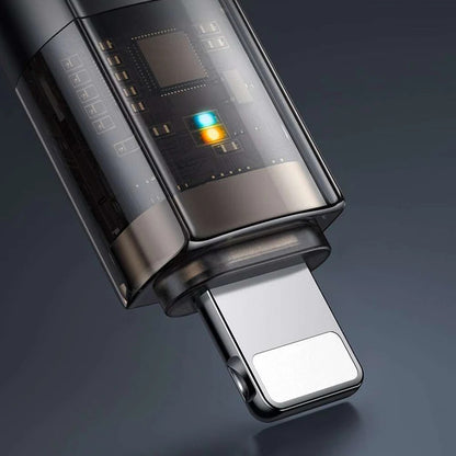 Data- og ladekabel USB-C - Lightning McDodo CA-3160 Auto Power Off, 36W, 1.2m, Svart