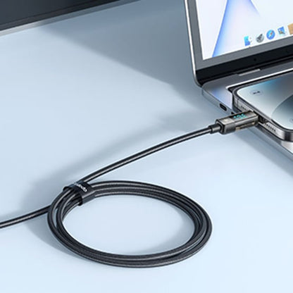 USB-C til Lightning McDodo CA-3600 Data- og Ladekabel med Auto Power Off-skjerm, 36W, 1.2m, Svart