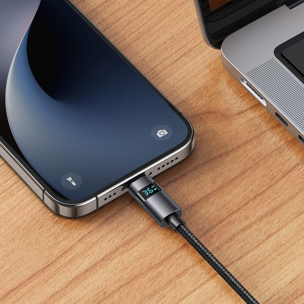 USB-C til Lightning McDodo CA-6570 Display data- og ladekabel, 36W, 1.2m, Svart