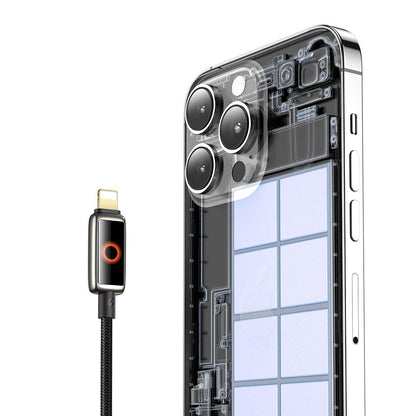 Data- og ladekabel USB-C - Lightning McDodo CA-6670 Auto Power Off, 36W, 1.2m, Svart