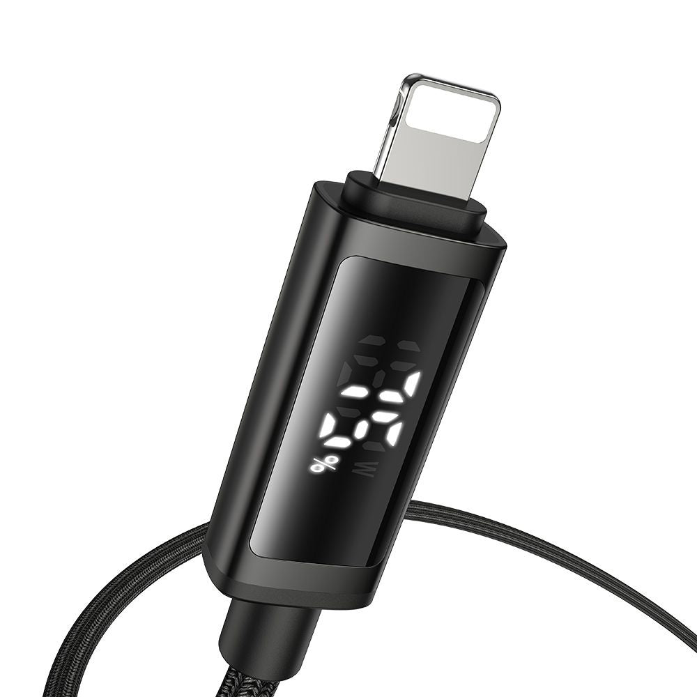 USB-C til Lightning McDodo CA-7990 Display data- og ladekabel, 36W, 1.2m, Svart