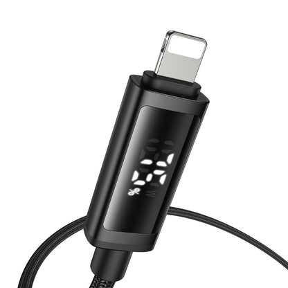 USB-C til Lightning McDodo CA-7990 Display data- og ladekabel, 36W, 1.2m, Svart