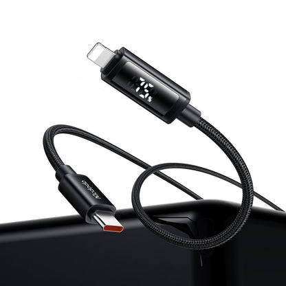 USB-C til Lightning McDodo CA-7990 Display data- og ladekabel, 36W, 1.2m, Svart