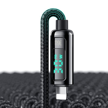 USB-C til Lightning McDodo CA-8810 Display data- og ladekabel, 36W, 1.2m, Svart