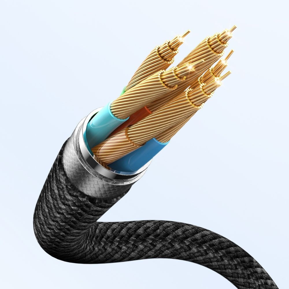 USB-C - Lightning / USB-C / QI McDodo CA-4940 O 3in1, 100W, 1.2m, Svart