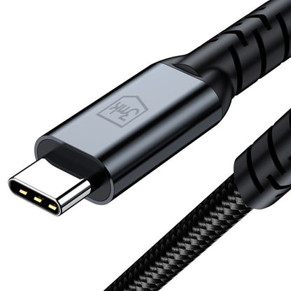 USB-C Data- og ladekabel - USB-C 3MK Hyper N Thunderbolt 4, 240W, 2m, Svart