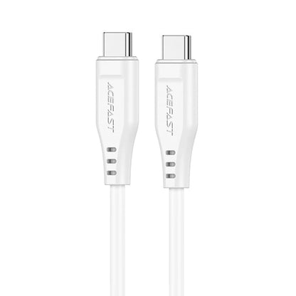 USB-C data- og ladekabel - USB-C Acefast C3-03, 60W, 1.2m, Hvit