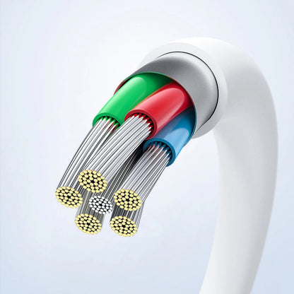 USB-C data- og ladekabel - USB-C Acefast C3-03, 60W, 1.2m, Hvit