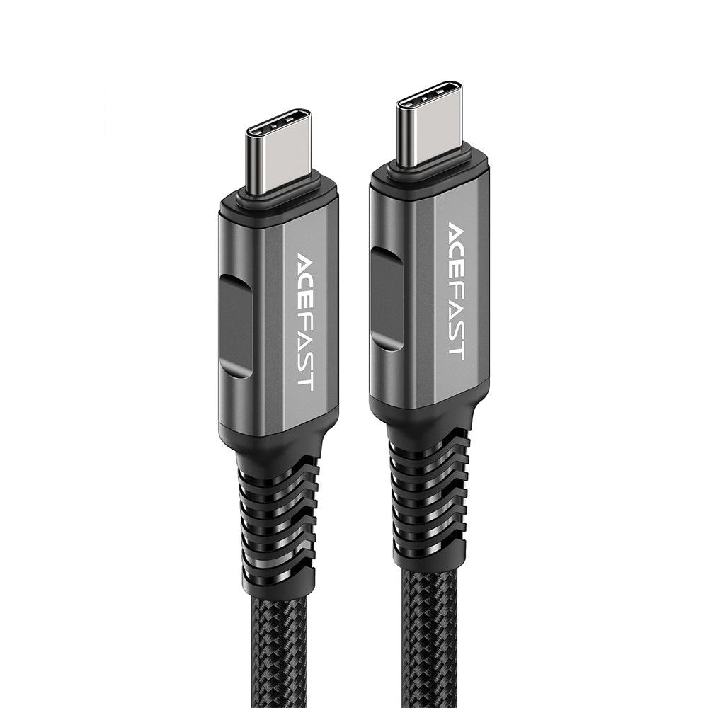 USB-C data- og ladekabel - USB-C Acefast C1-09, 240W, 1m, Grå