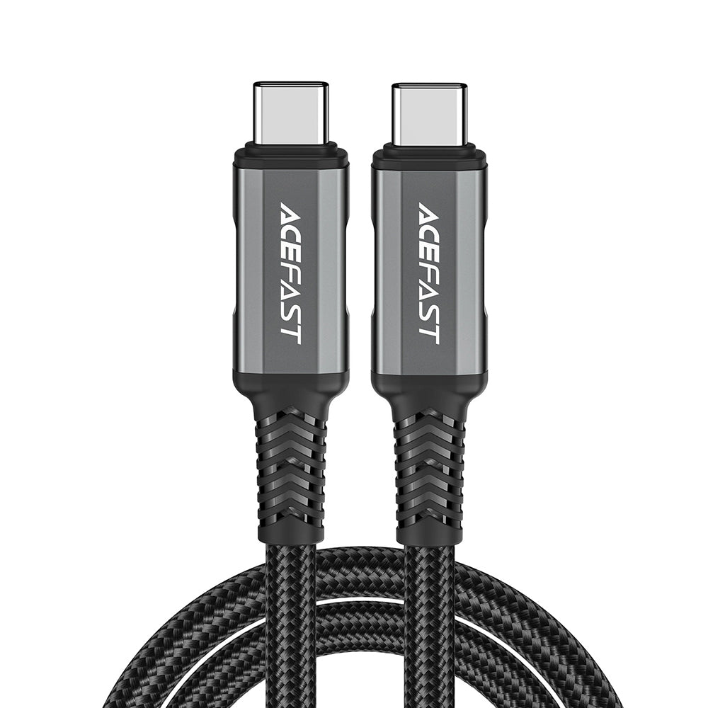 USB-C data- og ladekabel - USB-C Acefast C1-09, 240W, 1m, Grå