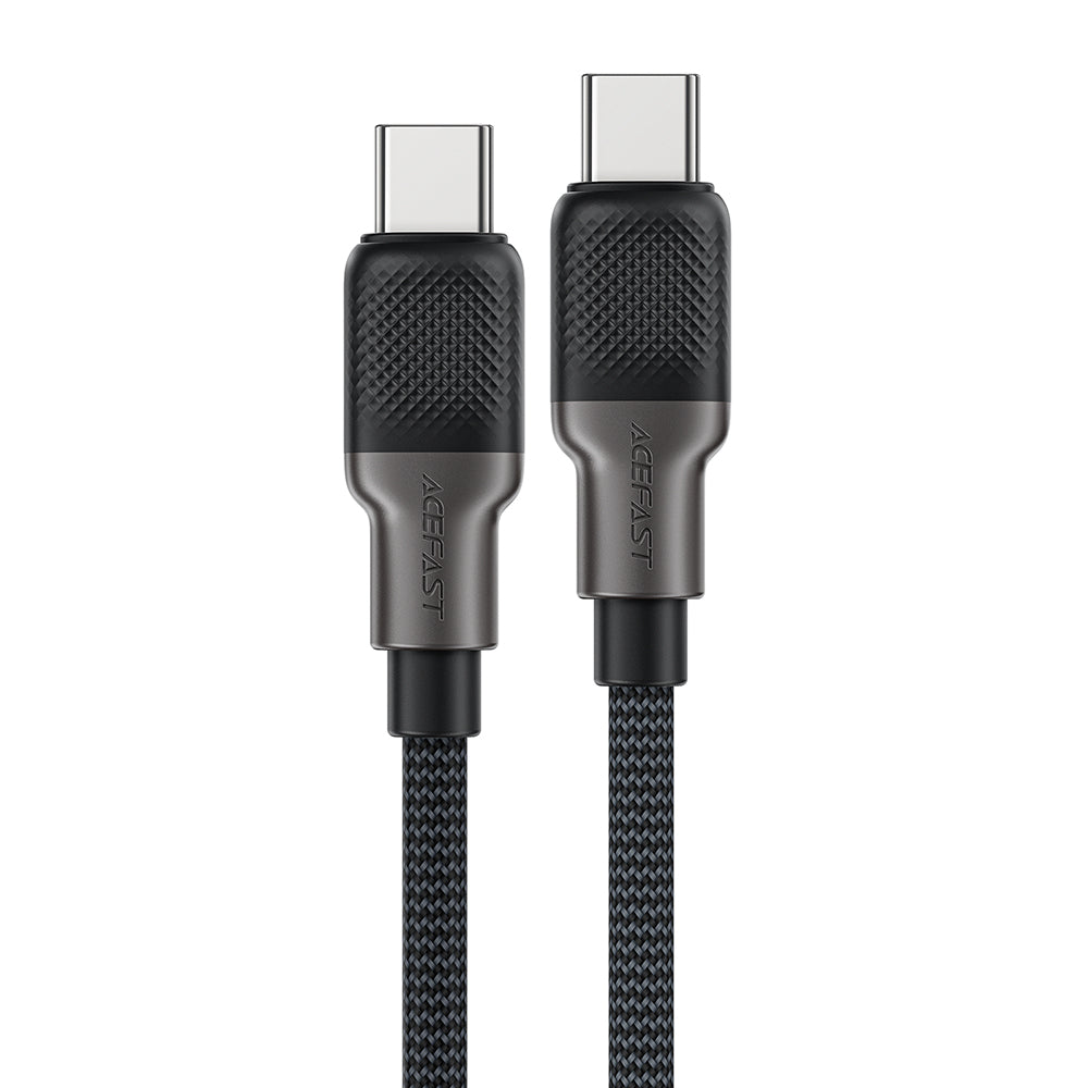 USB-C data- og ladekabel - USB-C Acefast C10-03, 60W, 1.2m, Svart