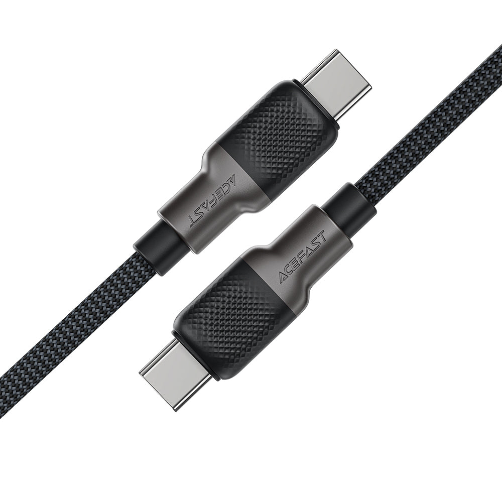 USB-C data- og ladekabel - USB-C Acefast C10-03, 60W, 1.2m, Svart