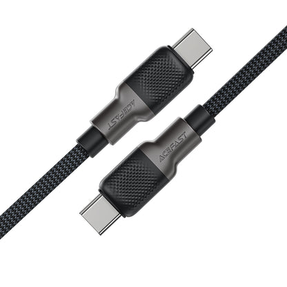 USB-C data- og ladekabel - USB-C Acefast C10-03, 60W, 1.2m, Svart