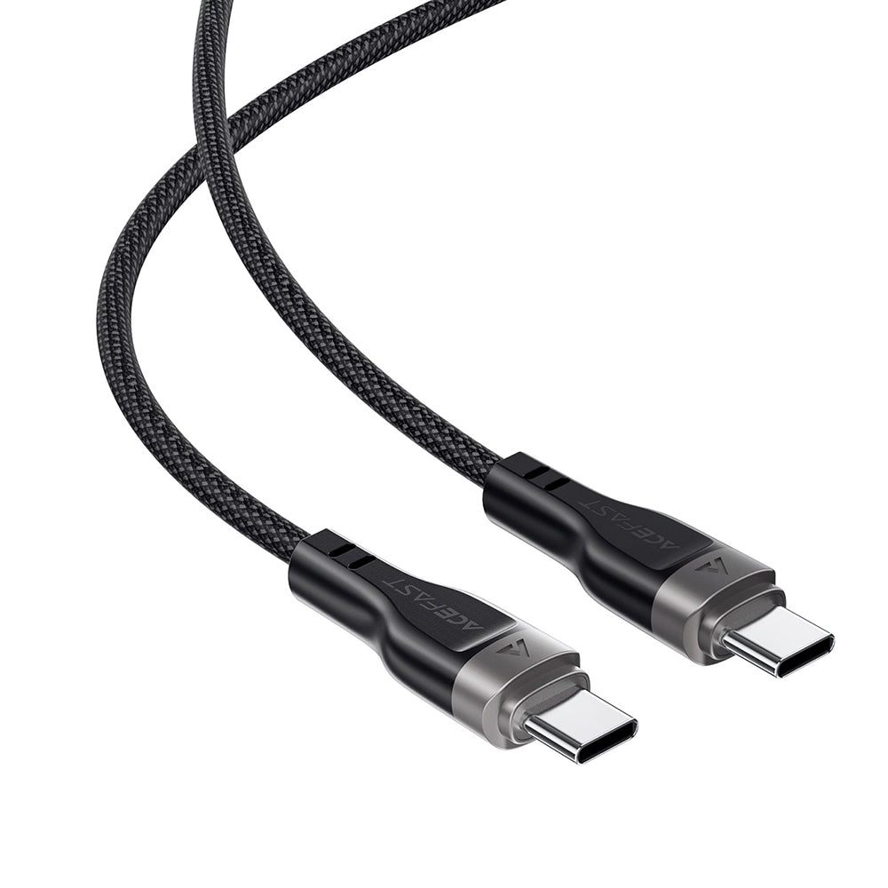 USB-C data- og ladekabel - USB-C Acefast C11-03, 60W, 1.2m, Svart