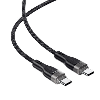 USB-C data- og ladekabel - USB-C Acefast C11-03, 60W, 1.2m, Svart