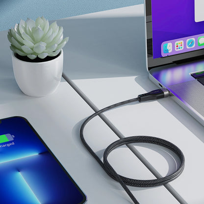 USB-C data- og ladekabel - USB-C Acefast C11-03, 60W, 1.2m, Svart