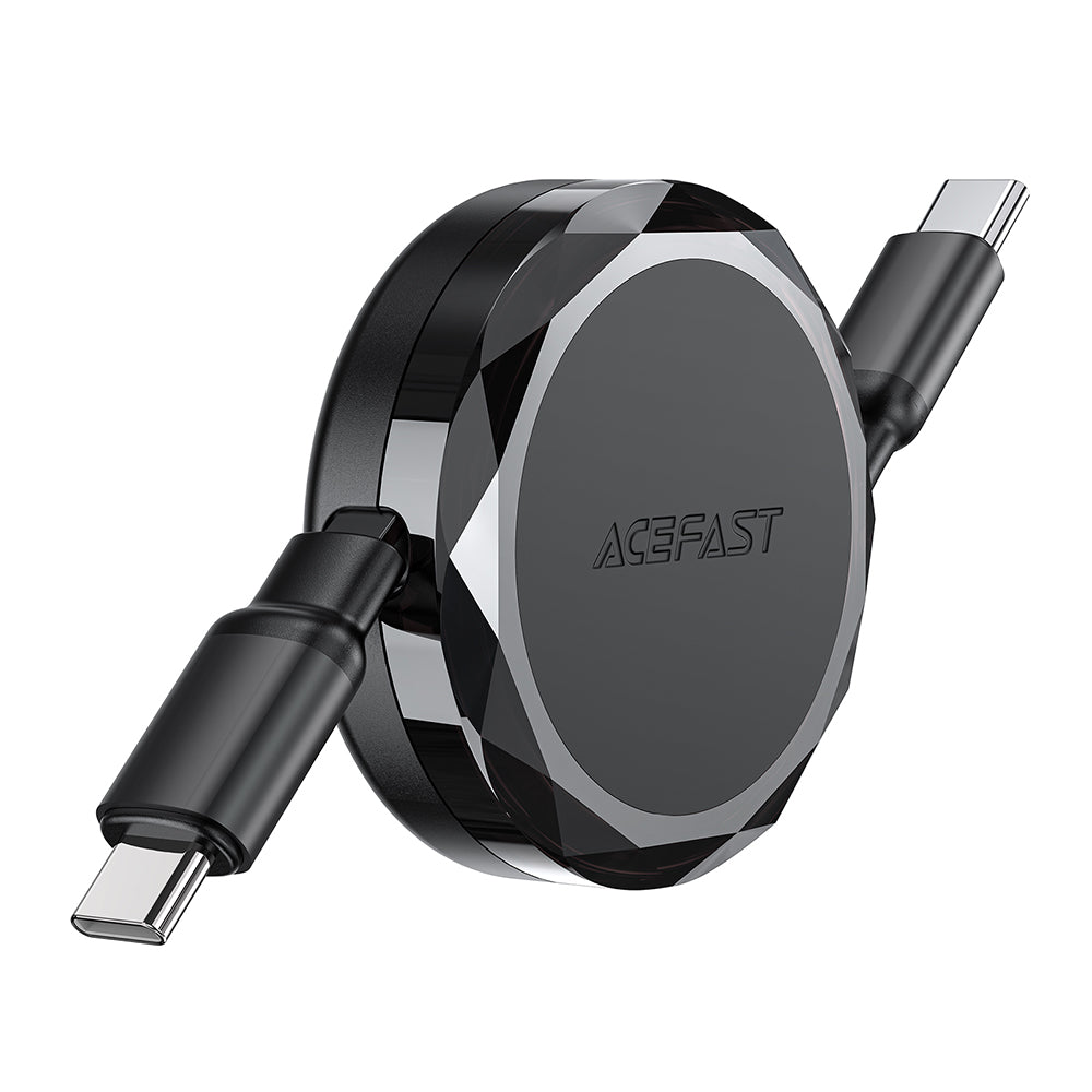 USB-C data- og ladekabel - USB-C Acefast C13-03, 60W, 0.8m, Svart