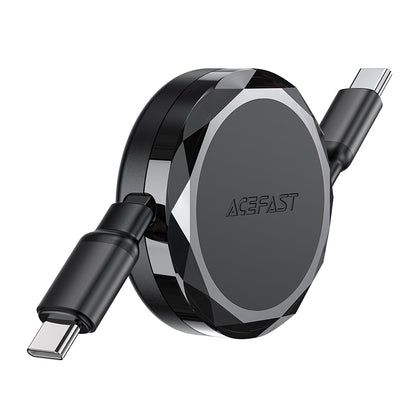 USB-C data- og ladekabel - USB-C Acefast C13-03, 60W, 0.8m, Svart