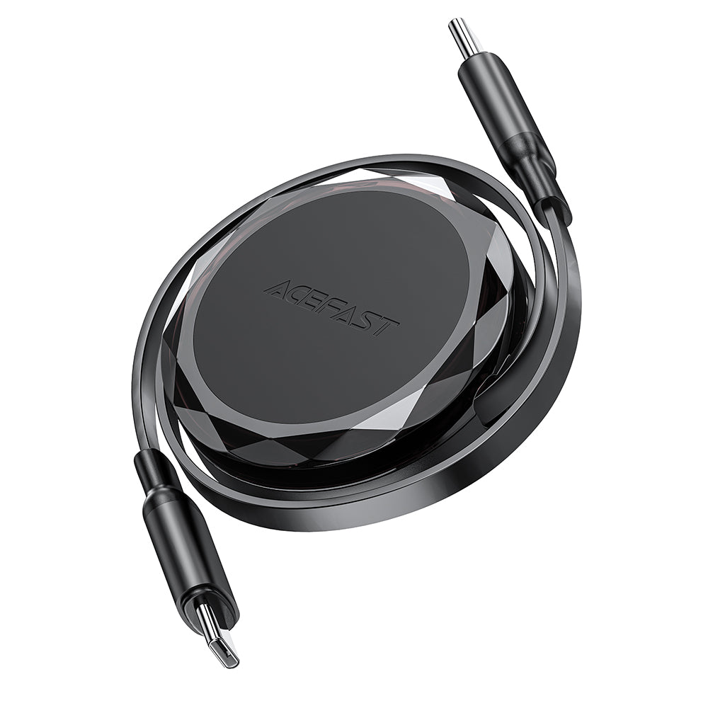 USB-C data- og ladekabel - USB-C Acefast C13-03, 60W, 0.8m, Svart