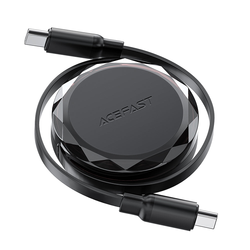 USB-C data- og ladekabel - USB-C Acefast C13-03, 60W, 0.8m, Svart