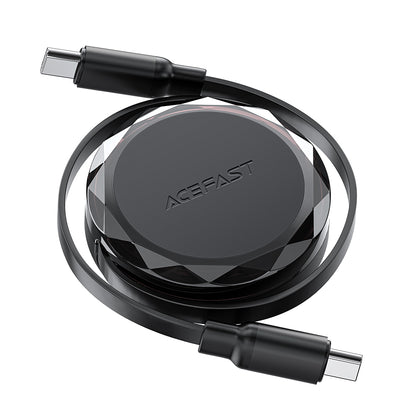 USB-C data- og ladekabel - USB-C Acefast C13-03, 60W, 0.8m, Svart