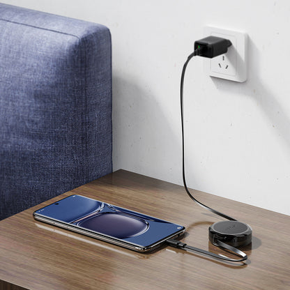 USB-C data- og ladekabel - USB-C Acefast C13-03, 60W, 0.8m, Svart