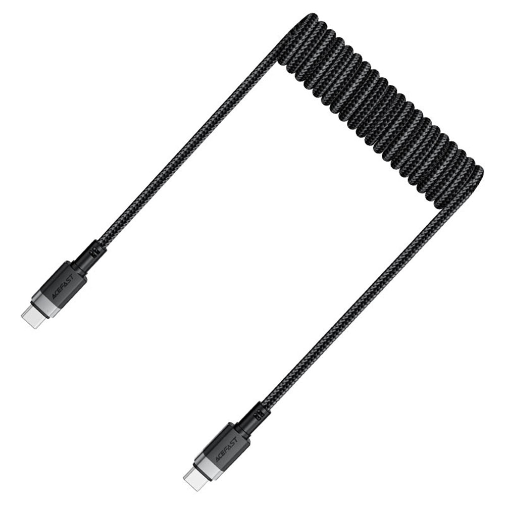 Data- og ladekabel USB-C - USB-C Acefast C14-03, 60W, 1.2m, Svart