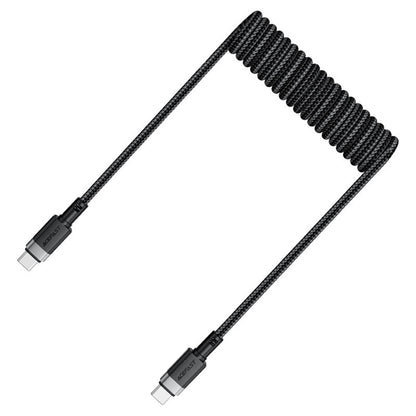Data- og ladekabel USB-C - USB-C Acefast C14-03, 60W, 1.2m, Svart