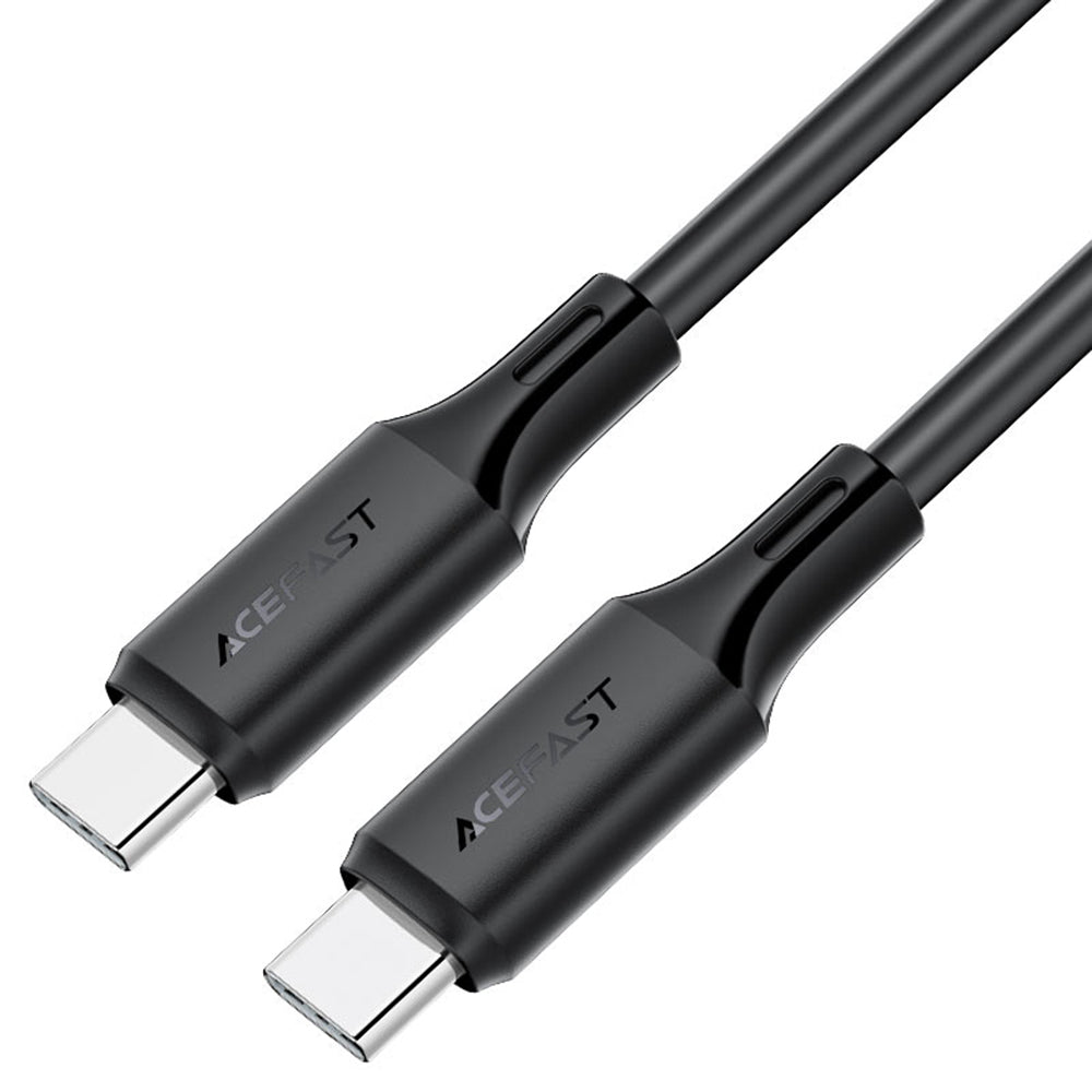 USB-C data- og ladekabel - USB-C Acefast C17-03, 60W, 1.2m, Svart