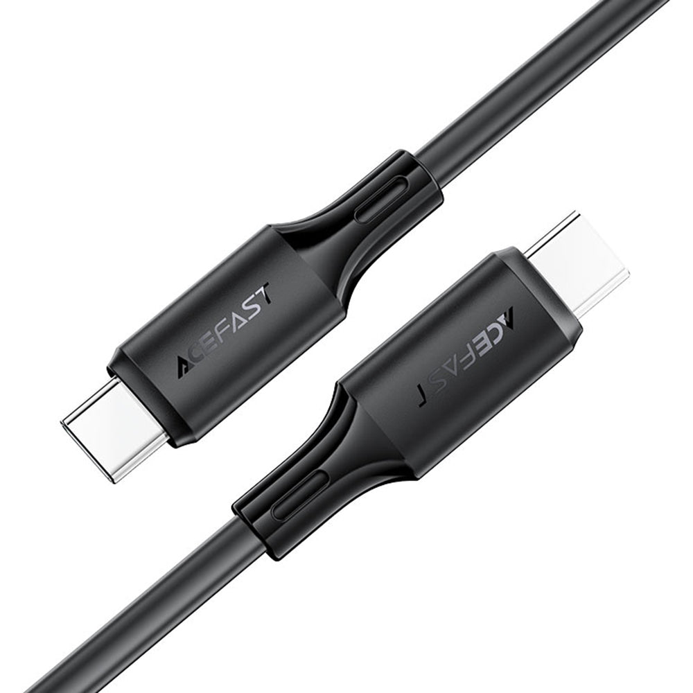 USB-C data- og ladekabel - USB-C Acefast C17-03, 60W, 1.2m, Svart
