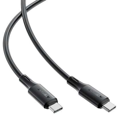 USB-C data- og ladekabel - USB-C Acefast C17-03, 60W, 1.2m, Svart