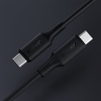 USB-C data- og ladekabel - USB-C Acefast C17-03, 60W, 1.2m, Svart