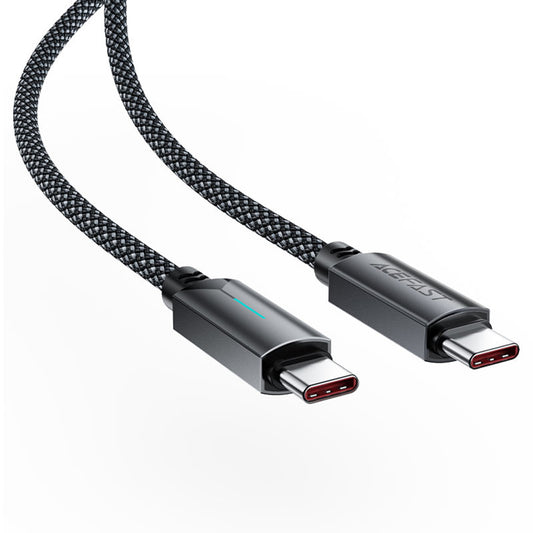 USB-C data- og ladekabel - USB-C Acefast C19-03, 60W, 1.2m, Svart