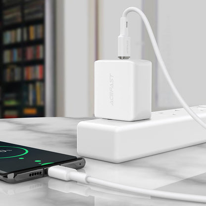 USB-C data- og ladekabel - USB-C Acefast C2-03, 60W, 1.2m, Svart