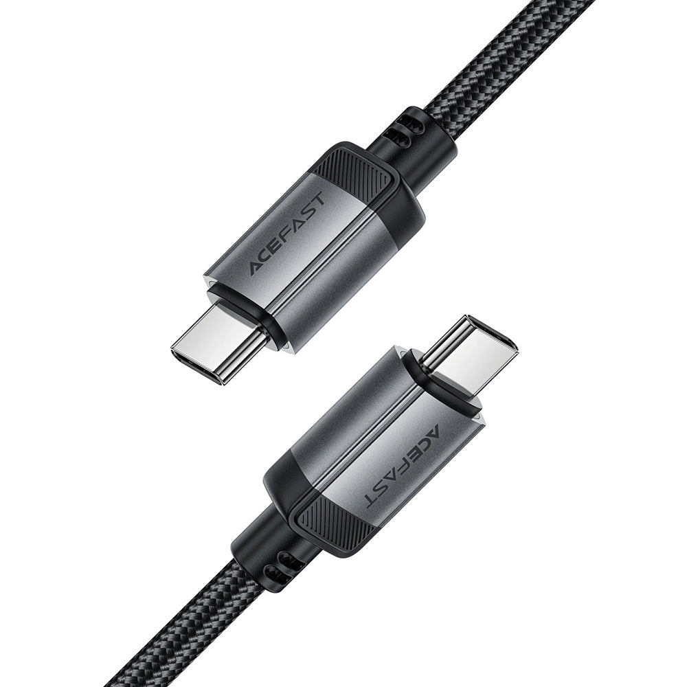 USB-C data- og ladekabel - USB-C Acefast C20-03, 60W, 1.2m, Svart