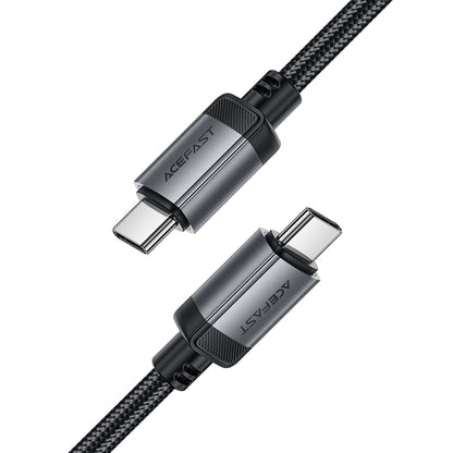 USB-C data- og ladekabel - USB-C Acefast C20-03, 60W, 1.2m, Svart