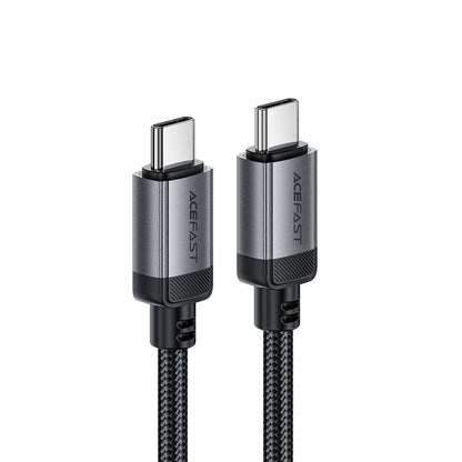 USB-C data- og ladekabel - USB-C Acefast C20-03, 60W, 1.2m, Svart