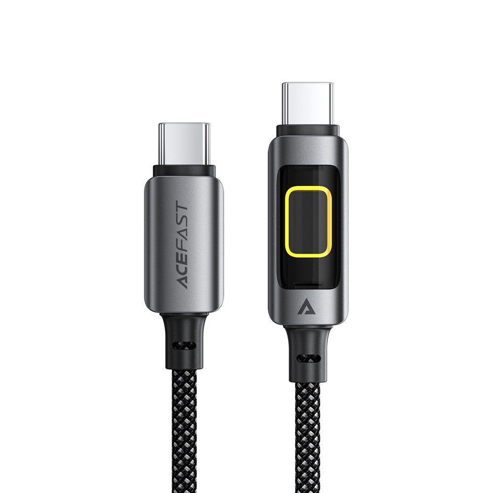 USB-C data- og ladekabel - USB-C Acefast C21-03, 60W, 1.2m, Svart