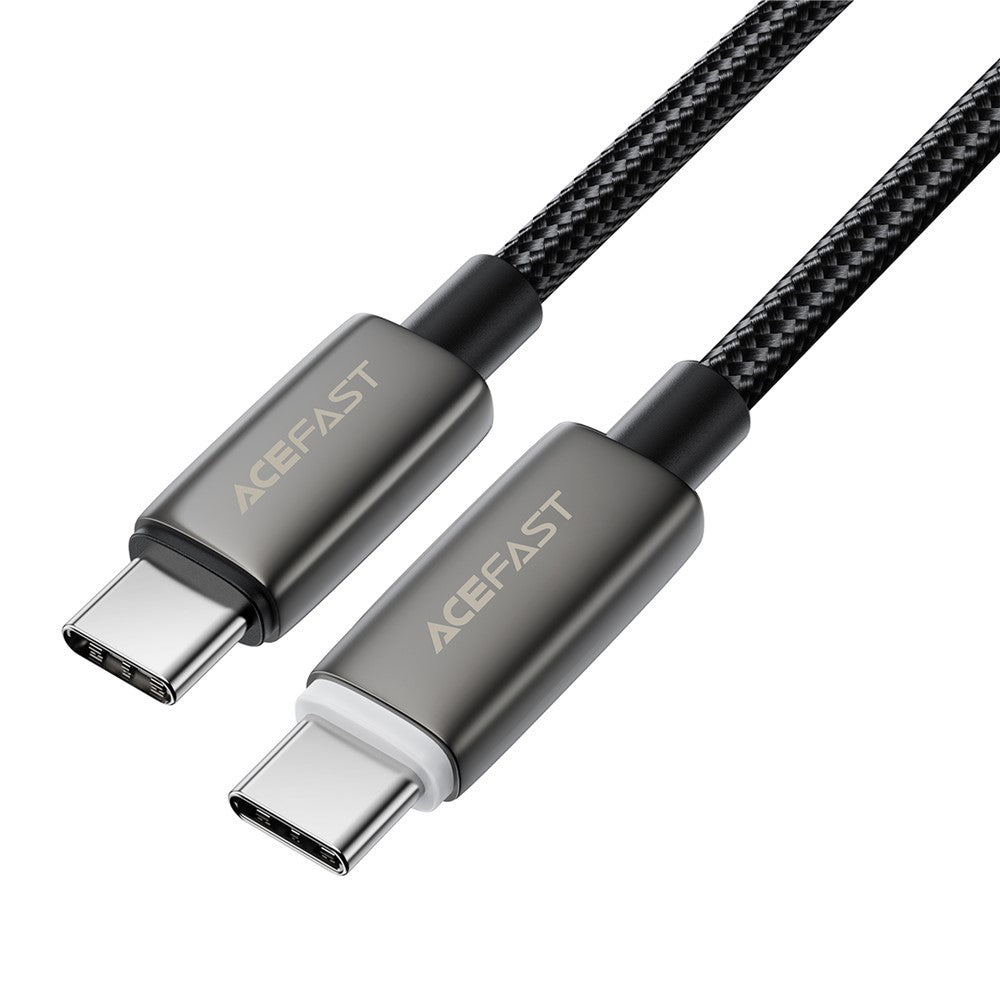 USB-C data- og ladekabel - USB-C Acefast C23-03, 60W, 1.2m, Svart