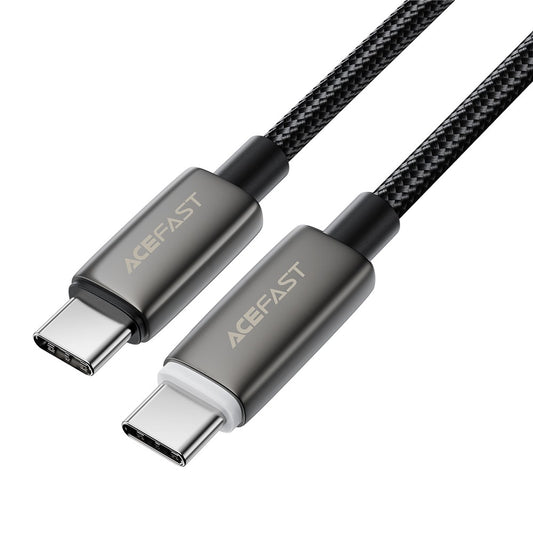 USB-C data- og ladekabel - USB-C Acefast C23-03, 60W, 1.2m, Svart
