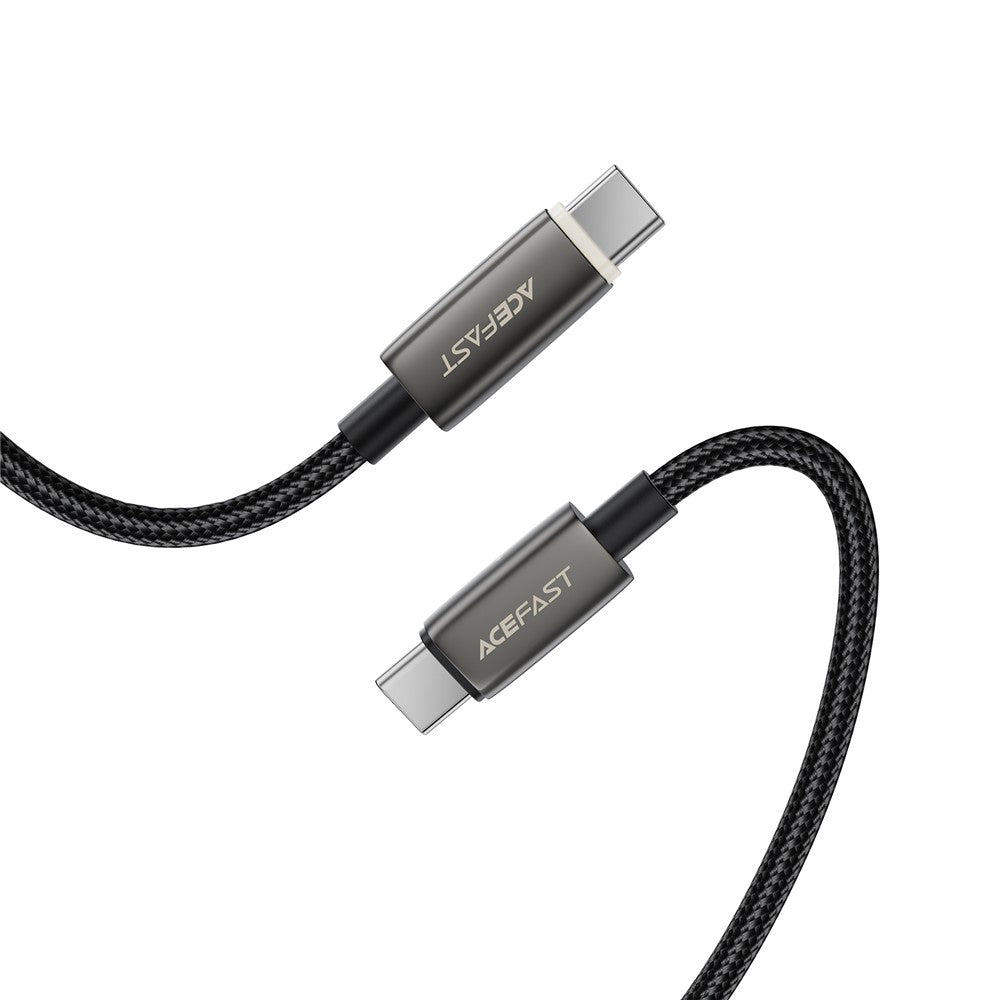 USB-C data- og ladekabel - USB-C Acefast C23-03, 60W, 1.2m, Svart