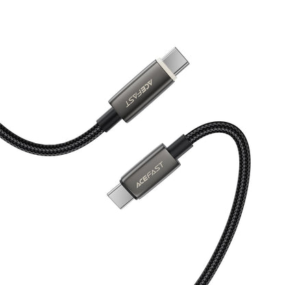 USB-C data- og ladekabel - USB-C Acefast C23-03, 60W, 1.2m, Svart
