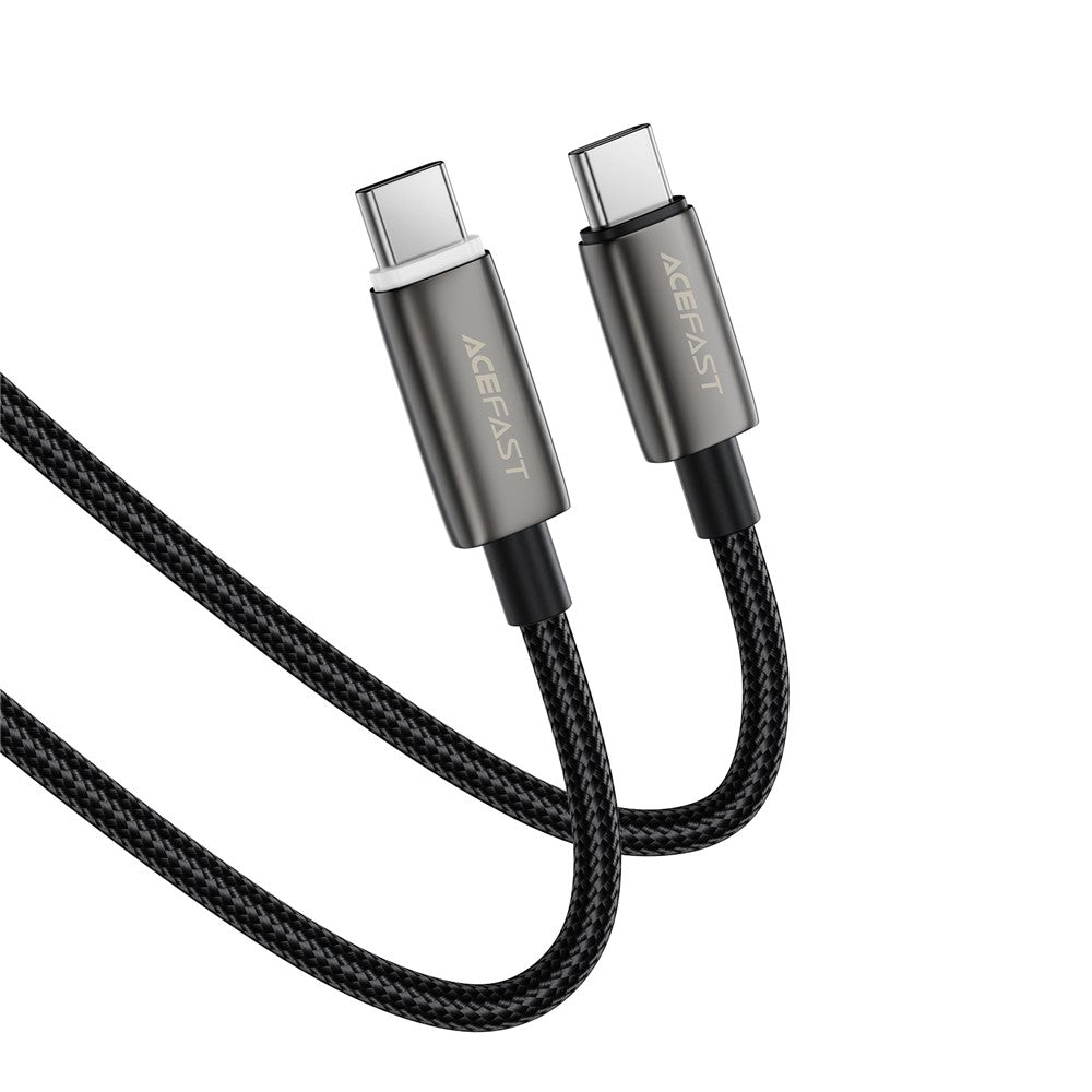 USB-C data- og ladekabel - USB-C Acefast C23-03, 60W, 1.2m, Svart