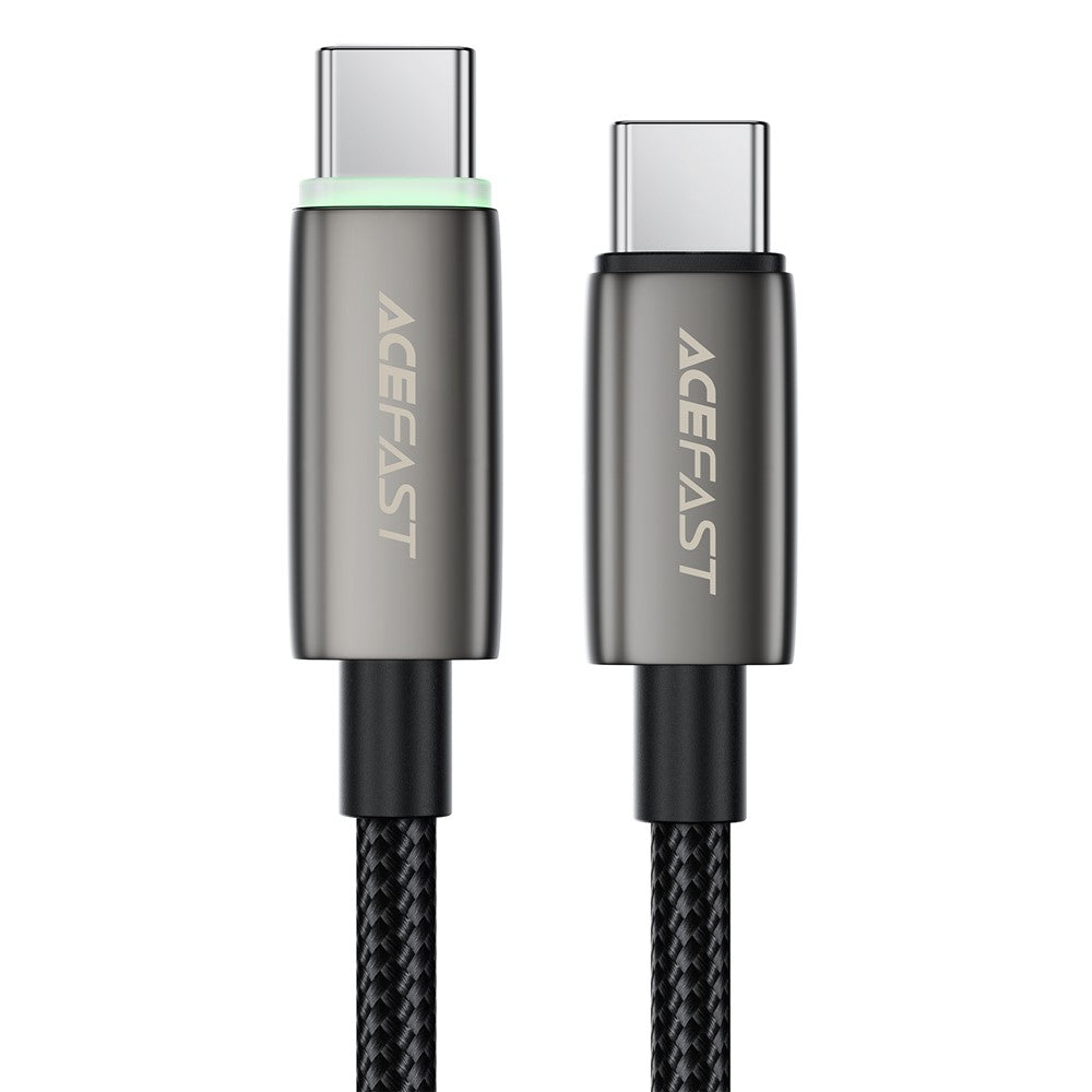 USB-C data- og ladekabel - USB-C Acefast C23-03, 60W, 1.2m, Svart