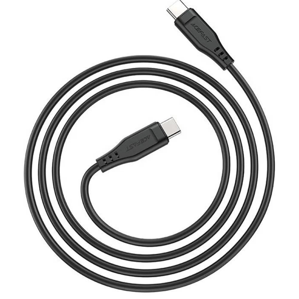 Data- og ladekabel USB-C - USB-C Acefast C3-03, 60W, 1.2m, Svart