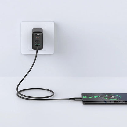 Data- og ladekabel USB-C - USB-C Acefast C3-03, 60W, 1.2m, Svart