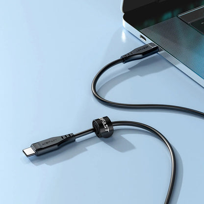 Data- og ladekabel USB-C - USB-C Acefast C3-03, 60W, 1.2m, Svart